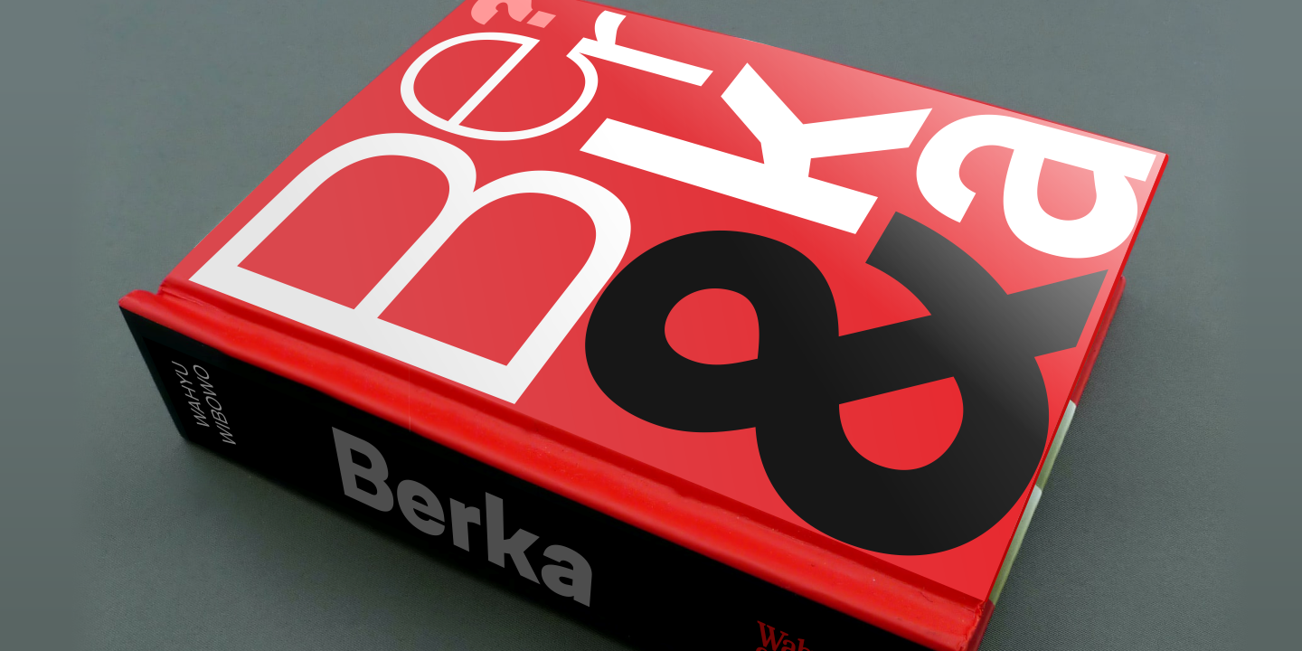Пример шрифта Berka #12